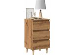 Vidaxl Comodino Rovere Artisan 40X35X69 Cm Materiale A Base Di Legno