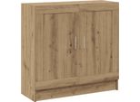 Vidaxl Libreria In Rovere Artigianale 82,5X30,5X80 Cm Materiale A Base Di Legno