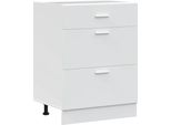 Vidaxl Base Da Cucina Lyon In Legno Bianco