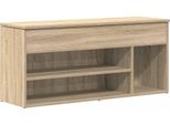 Vidaxl Panca Per Scarpe In Rovere Sonoma 102X30,5X45 Cm Materiale A Base Di Legno
