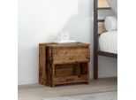 Vidaxl Comodino Effetto Legno Vecchio 40X30X39 Cm Materiale A Base Di Legno