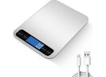 Inf Bilancia Da Cucina Digitale Ricaricabile 5Kg/0.1G Alta Precisione Per Alimenti