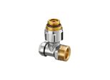 Oventrop Absperrwinkelverschraubung Combi 3 G 1/2 Agxg 3/4 Ag, Messing Vernickelt (1016577)