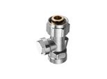 Oventrop Absperrverschraubung Combi 3 G 3/4 ÜMxg 3/4 Ag, Messing Vernickelt (1016168)