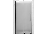 Mexen Velar L Porta Doccia Scorrevole 120 Cm, Smerigliato, Nero - 871-120-003-31-70
