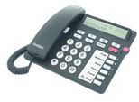 Tiptel 1081000 - Telefono Analogico - Cornetta Con Filo - Vivavoce - Identificazione Del Chiamante - Nero