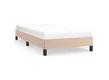 Vidaxl Struttura Letto Cappuccino-Marrone 80X200 Cm In Pelle Finta