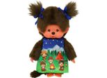 Ragazza Con Vestito Da Falò | 20 Cm | Bambola Monchhichi | Vestito Di Moda