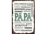 Vianmo Insegna In Legno 30X20 Cm Papa Spielkamerad BeschüTzer Freund