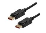 Cavo Video Dp V 1.4 Displayport Maschio - Displayport Maschio 2 M Connettori Placcati Oro Nero