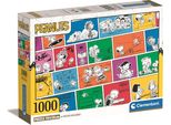 Clementoni - Puzzle Peanuts 1000 ElementóW, Oficjalny Produkt, DoskonałY Do UkłAdania