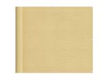 Vidaxl Schermo Privacy Per Balcone Colori Sabbia 90X400 Cm 100% Poliestere Oxford