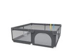 Parco Giochi, Struttura In Metallo, Facile Da Montare, Grigio Scuro 12X18M