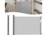Yuenfong Cancelletto Di Sicurezza Per Scale, Cancelletto Di Sicurezza Per Porte Estensibile, Cancelletto Per Scale, Cancelletto A Barriera Con Sistema Di Sicurezza Per Bambini, Estensibile Da 0 A 300 Cm (Grigio)