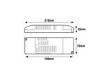 Alimentatore Dimmerabile 150W 24V Lef Lighting Per Strisce Led