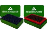 Skinrocks Set Di 2 Spazzole Da Sci Basebrush Spazzola In Crine Di Cavallo Rame/Bronzo