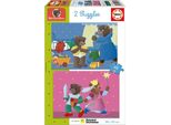 Puzzle - Educa - Little Brown Bear: Set Of 2 Puzzles Of 48 Pieces For Children Aged 4 And Up