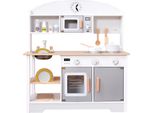 Rebecca Mobili Cucina Da Gioco Per Bambini Con Accessori Manul Da 3 Anni In Legno Multicolore 73,5X68X26,5