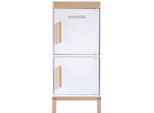 Rebecca Mobili Frigo Gioco Per Bambini Con Accessori Dalak Da 3 Anni In Legno Multicolore 73X30X30