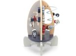 Rebecca Mobili Razzo Spaziale Gioco Per Bambini Pimelea Da 3 Anni In Legno Multicolore 30X22X22