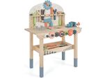 Rebecca Mobili Banco Attrezzi Per Bambini Con Accessori Bacaba Da 3 Anni In Legno Multicolore 79,5X59,5X29,5