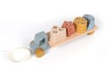 Rebecca Mobili Camion Giocattolo Montessori Per Bambini Keyaki Da 3 Anni In Legno Multicolore