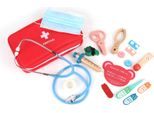 Rebecca Mobili Set Medico Per Bambini Giocattolo Muena Da 3 Anni Legno Multicolore