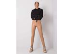 Rue Paris Leggings Donna Haddani Beige Scuro M