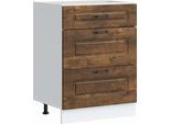 Vidaxl Base Da Cucina Kalmar In Legno Rovere Fumé