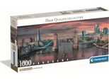 Clementoni - Puzzle Panorama Rzeka Tamiza 1000 El. Wysoka Jakość