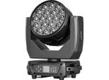 Faretto A Testa Mobile, 19X15W Led Rgbw, Rotazione Orizzontale 540°, Nero, Spina Ue