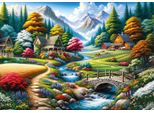 Puzzle D'arte - Puzzle Campi Di Colori - 260 Dielov