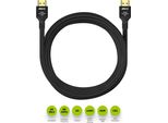 Alzapower Alucore Premium Hdmi 2.1 Ad Alta Velocità 8K 5M Schwarz