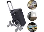 Carrello Saliscale, Resistente, Design Compatto E Pieghevole, 10 Ruote