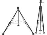 Stabilizzatore A Treppiede, Capacità Di Carico 5000 Lbs, Gamma Di Altezza 35-57 Pollici, Dimensioni Gancio Di Traino 5,9 Pollici, Ruota Di Ralla