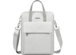 Inf Borsa Per Laptop Multistrato In Poliestere - Impermeabile, Leggera, Antiurto Grigio 15,6 Pollici