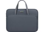 Inf Elegante Borsa Per Laptop In Poliestere Grigio Scuro - Resistente All'acqua, Leggera E Antiurto S