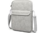 Inf Borsa Per Laptop In Tessuto Oxford: Borsa A Tracolla Antiurto E Impermeabile Per Tablet Da 11/13 Pollici Grigio 13 Pollici