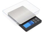 Inf Bilancia Da Cucina Digitale Multifunzione Ricaricabile Nera Ad Alta Precisione Xl