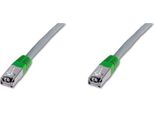 Cavo Patch Cross-Over Digitus, Cat. 5E, F/Utp, 1,0 M, Grigio