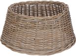 Gonna Per Albero Di Natale In Rattan Di Salice 60 Cm - Naturale - Copertura Per Il Supporto Dell'albero Di Natale
