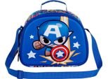 Karactermania Capitan America Marvel Avengers Brotdose Blau Blau Taglia Unica