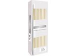 Candela A Cono Da Tavolo Bispol Aura 7H 24,5CM S30-011 Ecru 10Pz.