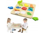 Selezionatore Di Forme In Legno Montessori Masterkidz Animali Colorati