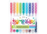 Ooly Stampables 18 Timbri Bifacciali E Pennarelli A Pennello