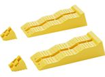 Coppia Di Cunei Wiltec Per Gradini 40/70/100 Mm Con Fermo, Set Di 2 Cunei Carrabili Con Capacità Di Carico Di 3 T, Cunei Di Livellamento Per Caravan, Camper, Ecc.
