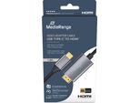 Mediarange MRCS217 Mediarange USB-C 3.2 Gen. Auf Hdmi Video-Adapterkabel 1,8M