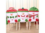 Skidding Pupazzo Di Neve Sedia Coprire Sci Stile Evento Party Decor Cena Copertura Sedie - 01