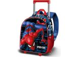 Karactermania Marvel Spiderman Wall 3D Zaino Con Rotelle Blu Blu Taglia Unica