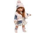 Rappa Llorens 53555 Nicole - Bambola Realistica Con Corpo In Morbido Tessuto - 35 Cm